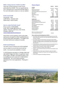 Wrington Parish Council newsletter 2023/24 page 2